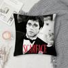 Movie SScarface Pillow Case Square DoubleSided Printing Sofa Cushion Cover Pillowcase Bedroom Bedside