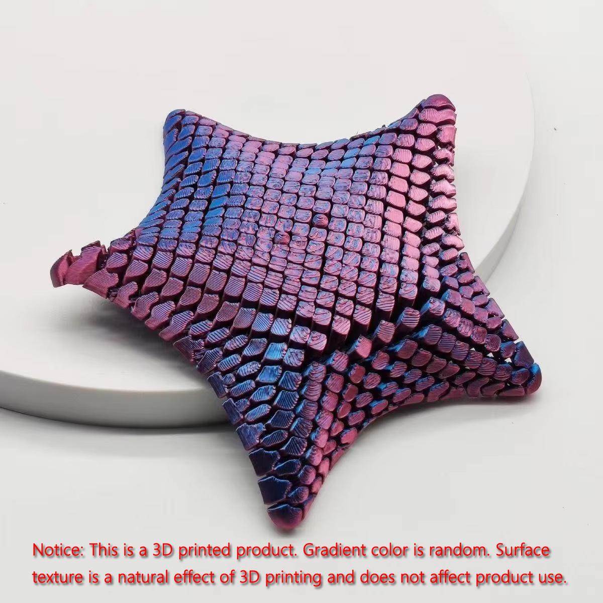

3D Printed Flexible Starfish Fidget Toy Articulated Texture Stress Relief Sensory Toy for Autism ADHD Kids Adults Party Favors