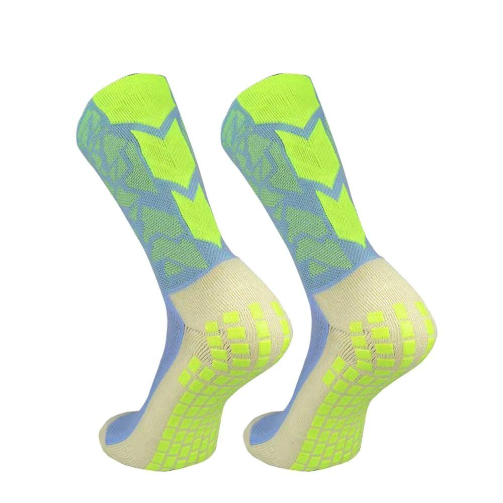 

Sweat Absorbent Baseball Sport Socks Wear Resistant Calf Socks Outdoor Football Soccer Supplies blue
