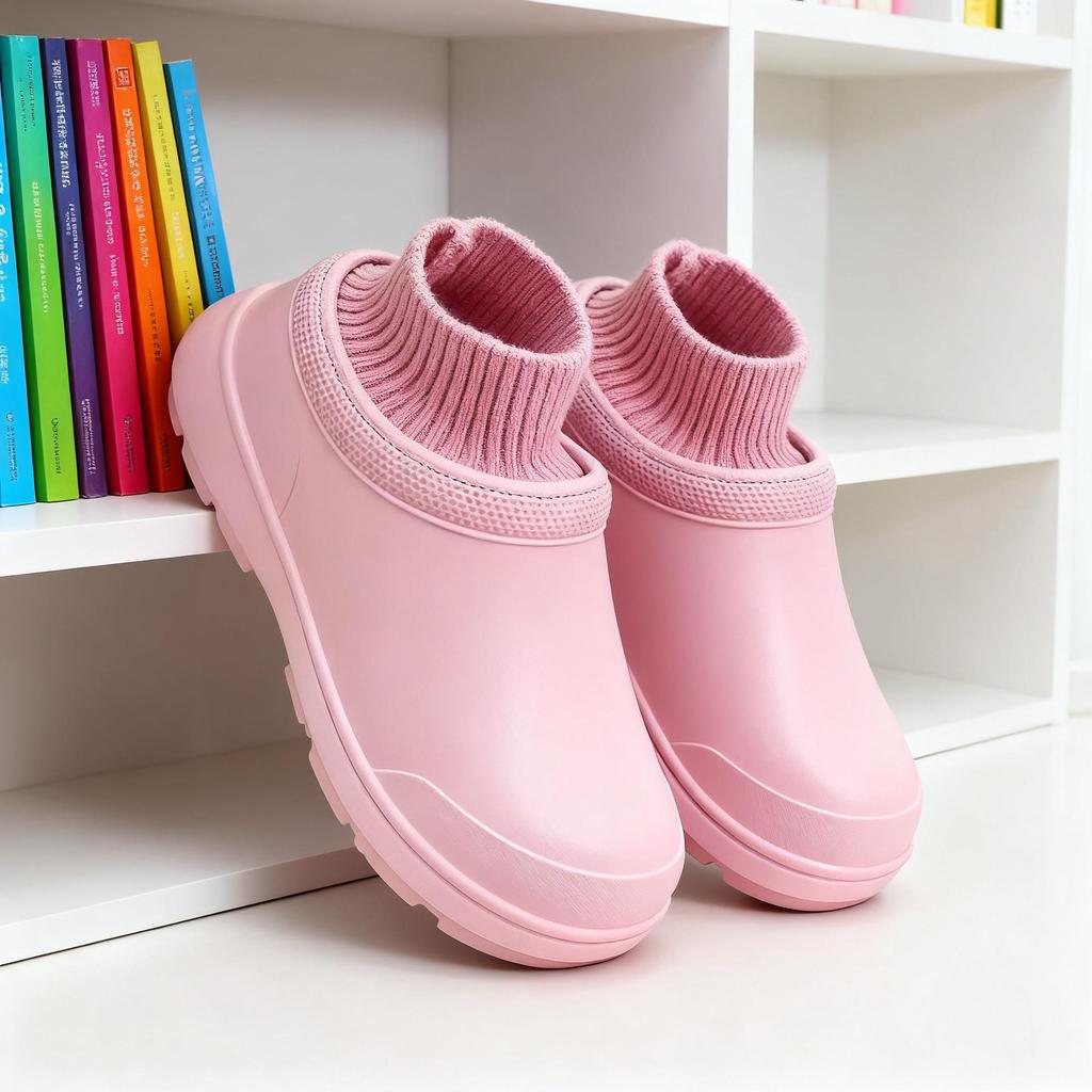 Pantoufles d'automne/hiver antidérapantes à semelles épaisses: Design Confortable à Talon Enveloppant pour Porter à l'Intérieur/Extérieur, Homme et Femme