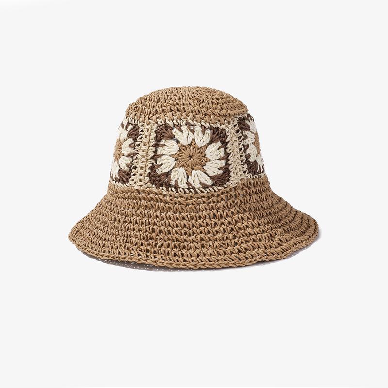 Style Hat Versatile Exquisite Flower Womens Sweet Sunshade Fisherman Hats