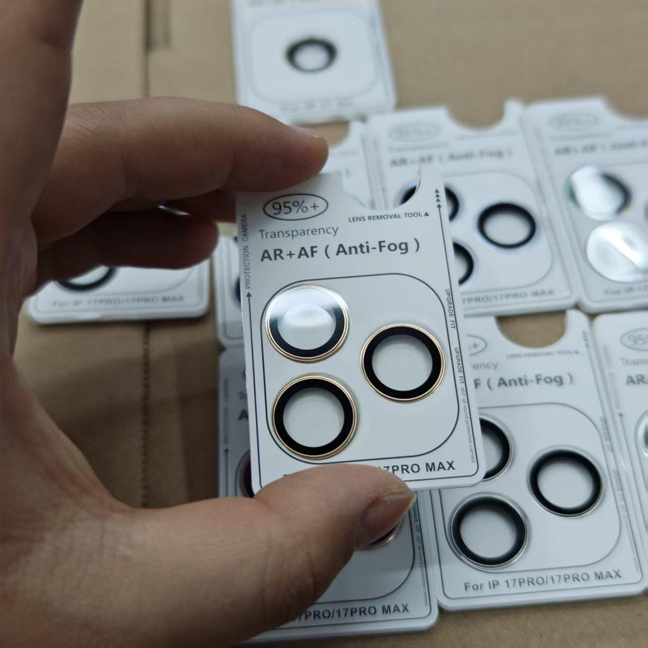 

Защитная пленка для объектива высокой четкости для iPhone17 17Air 17Pro 17ProMax Защитное стекло для задней камеры Чехол Легко установить iPhone 17 Pro Max золотистый