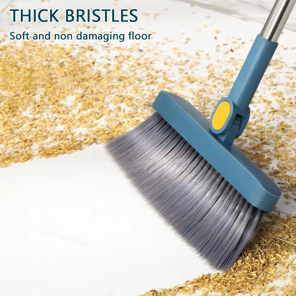 Foldable Brooms Dustpan Set Comfort Grip Long Handle Dustpan Set For Kitchen Resturants