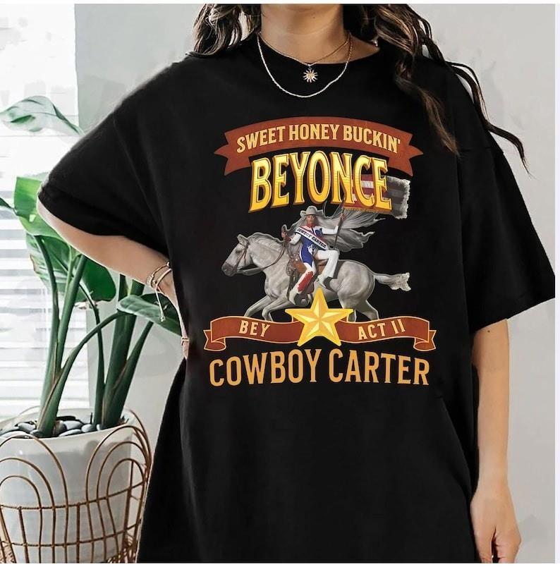 

eyonce Cowboy Carter Album Shirt Music Tour 2025 T-Shirt For Fan Beyonce Tshirt Unisex T-Shirt M