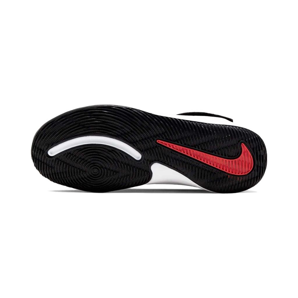 Nike Team Hustle D 9 Flyease Comfortable Versatile Low-Top Kids Basketball Shoes Kids sneaker Black Red BV2951-061