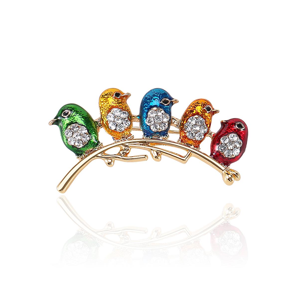 

Стразові брошки Фенікс для жінок Унісекс Емальовані птахи Тваринні шпильки Захід Вечірка Прикраса для рюкзака Аксесуари для одягу