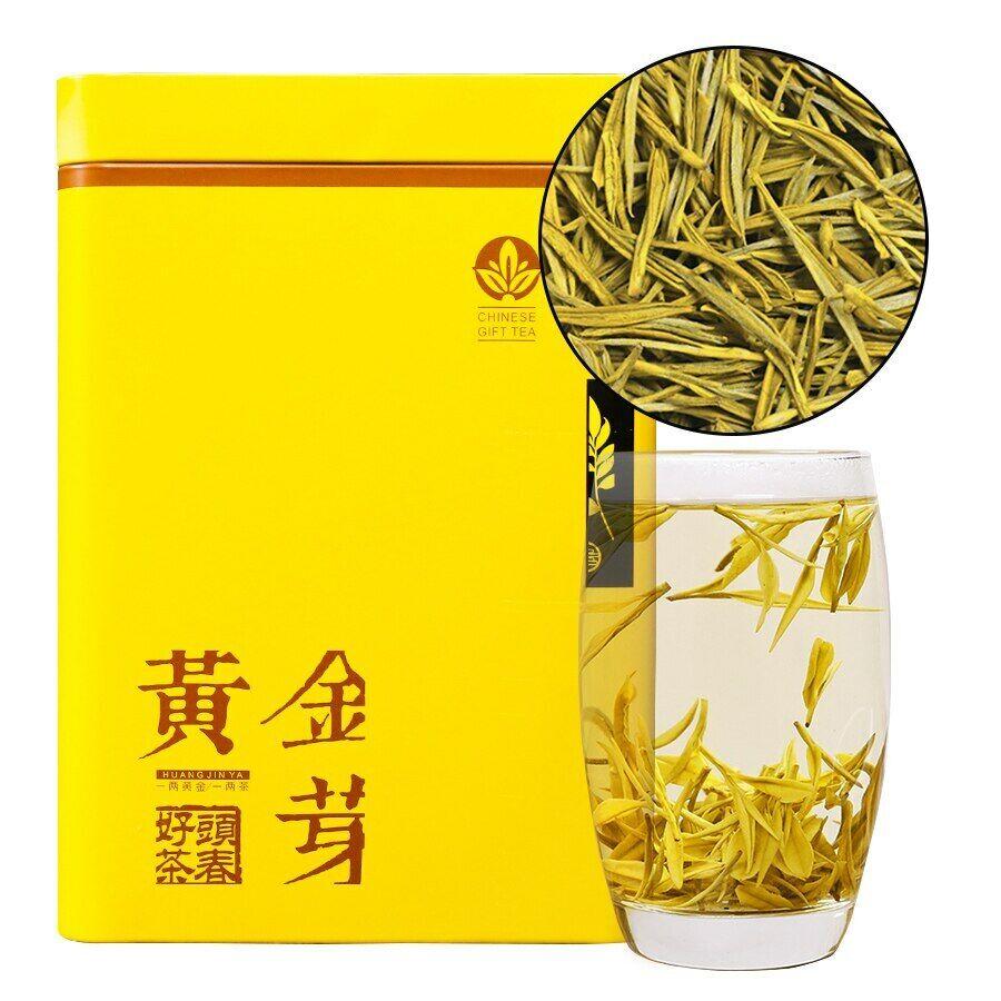 

Чай зеленый китайский Huang Jin Ya 2023 года Golden Buds Зеленый 250г/банка