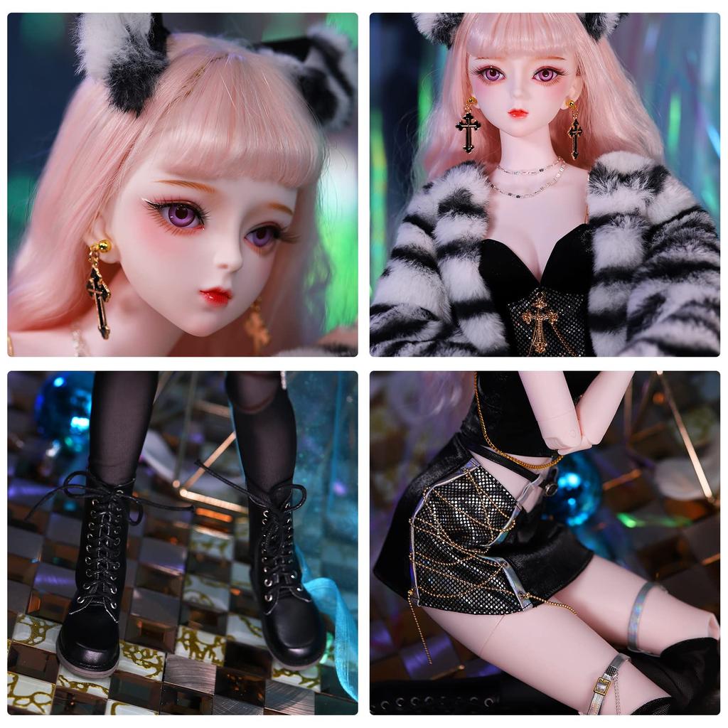 ICY Fortune Days Scale 60cm BJD Doll Fashion Style Series with 34 Movable Mechanical Toy and Gift for Adults and Kids Ages 6 and Up 1/3 Joints,