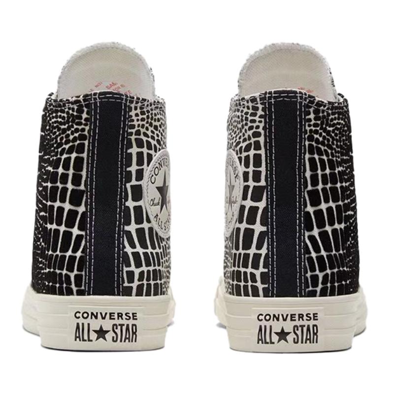Converse Chuck Taylor All Star Comfortable and Lightweight Non-Slip High Top Espadrilles Women's Off-White Black