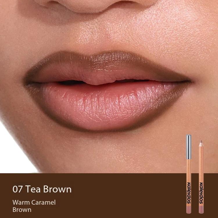 Kaleidos Makeup Lip Liner,High Pigmented Lip Stick Pencil for Shaping Sculpting Lips,Velvet Matte Finish,Vegan Cruelty-Free