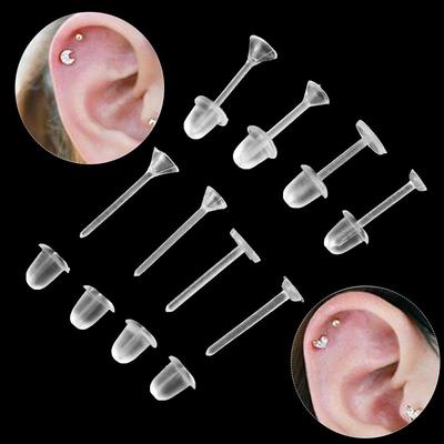 Earnuts Earrings Findings New Fashion Rubber Plug Earring Ear Post Nuts Earring Back Stoppers