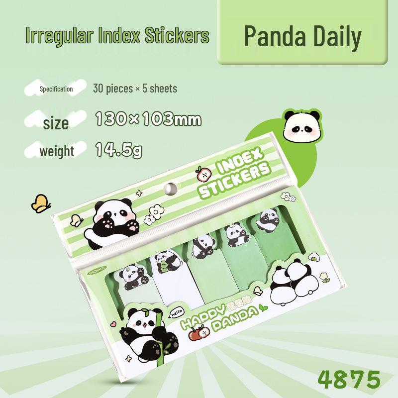 Removable Cartoon Sticky Notes for Elementary Students - Cute Lined Message Stickers