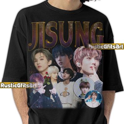 JISUNG NCT 127 K-POP Shirt, Jisung Nct 127 Custom T-Shirt, Park Ji-sung Vintage Tour Merch, Nct Dream Kpop Boyband Concert Bootleg Rap Tees