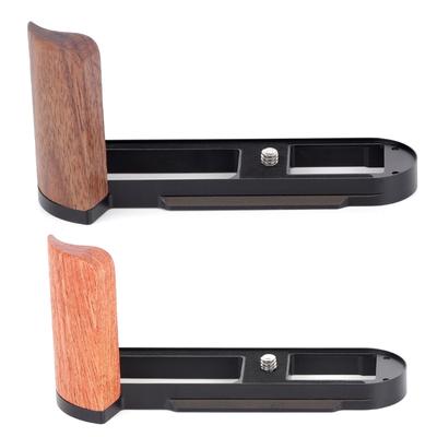 Secure Camera Grip with Wooden Handle for Q2 Improved Grip Comfort ARCA Tripod Compatibility Protective Bottom Pad
