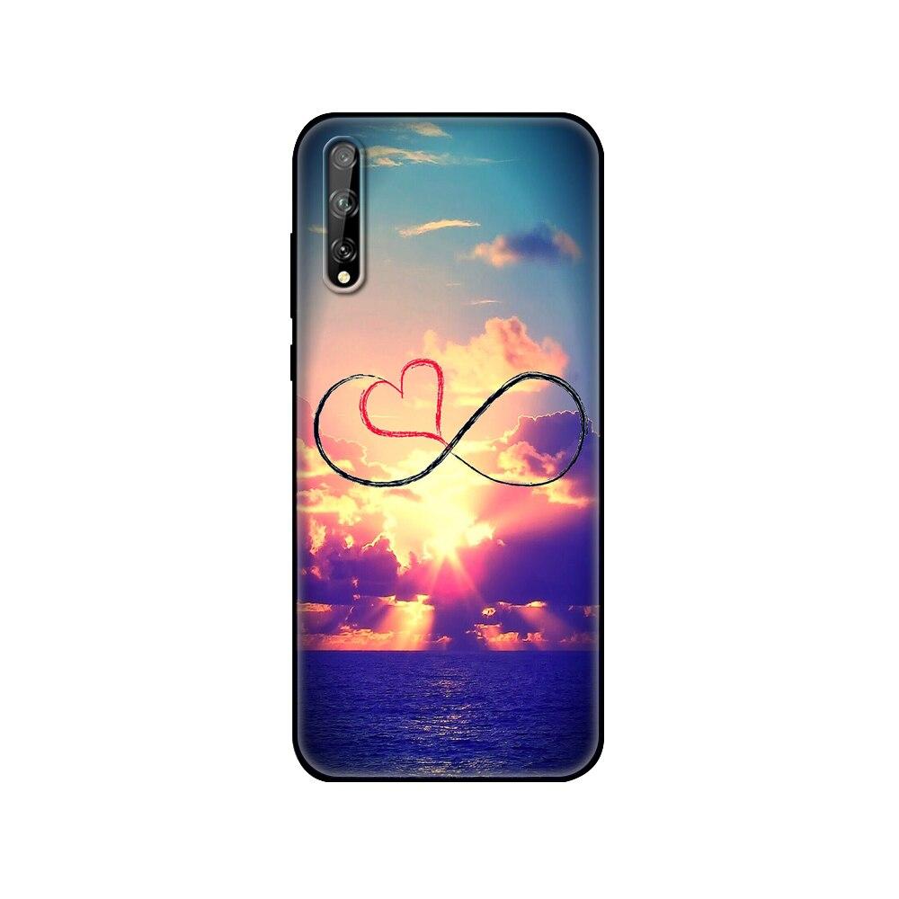 Für Huawei Y8P Hülle 6.3" Weiches Silikon Tpu Handyhülle Auf Huawei y8p 2020 Y 8P AQM-LX1 Rückseite huaweiy8p Bumper Funda schwarze tpu Hülle