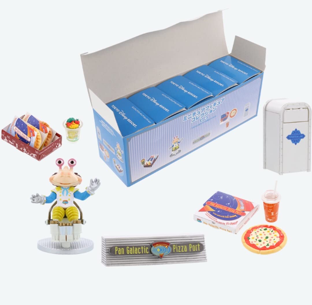 

Disney miniature figure collection and Port all 5 types Tokyo Disney Resort exclusive Pan, Galactic, Pizza,