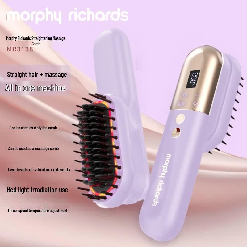 Morfee Portable EMS Hair Straightener & Scalp Massager CN plug (adapter included)