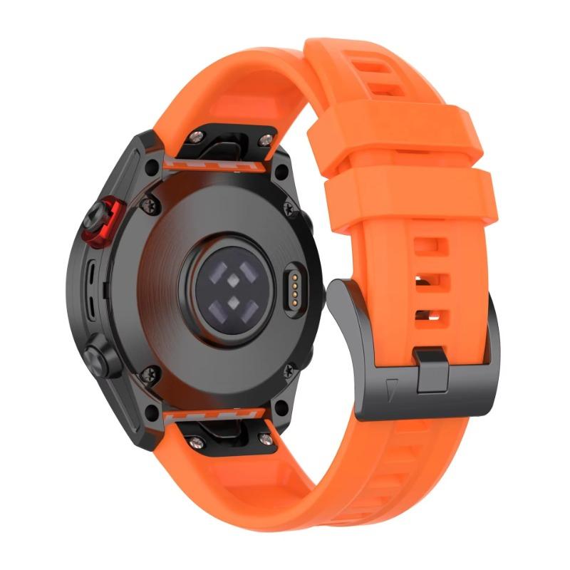 QuickFit 22mm 26mm Silicone Strap for Garmin Tactix 8 Fenix E 8 7X 7 6 6X/Epix Pro Gen 2 51mm 47mm/Enduro 3 Comfortable Correa