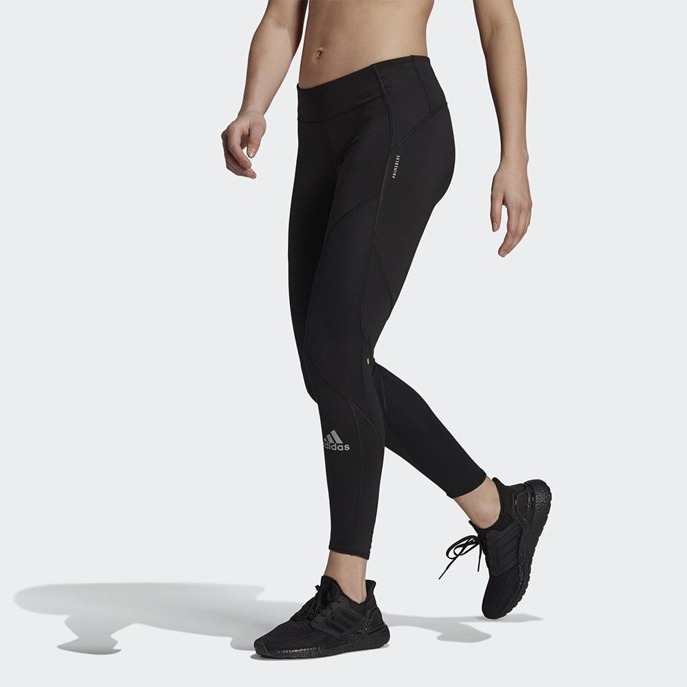 Adidas High-Waisted Elastic Fitness Running Tights Women Bottoms Black GH6850