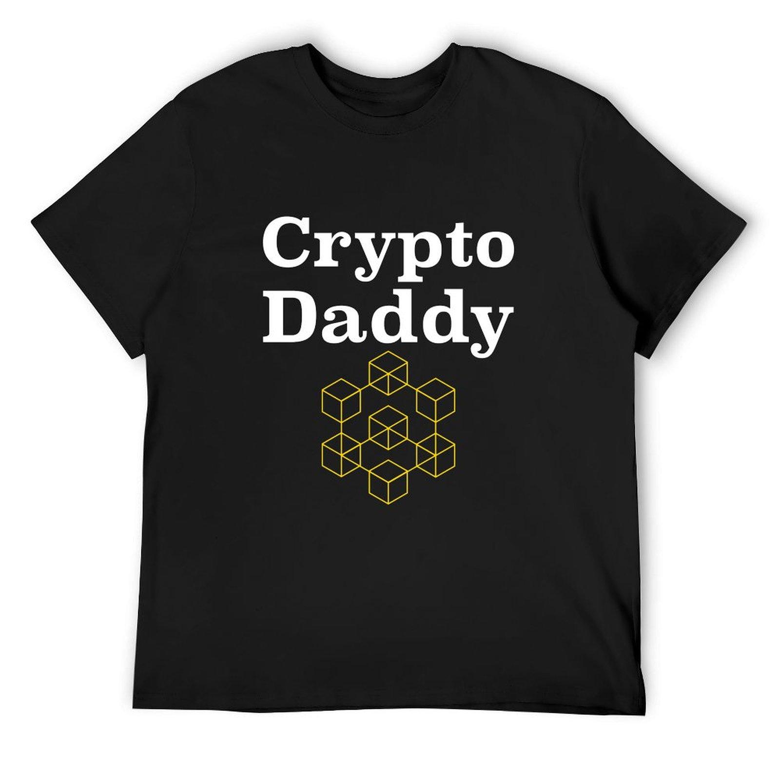 

Crypto Daddy Crypto Currency Father Bitcoin Geek T-Shirt anime t shirts boys whites men clothings 4XL