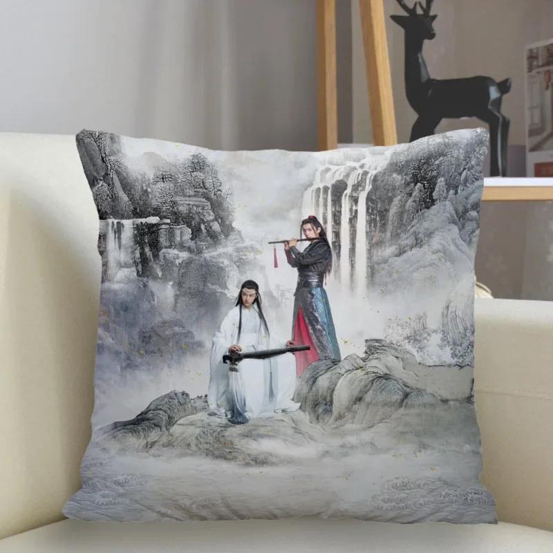 Musife Custom Sean Xiao Xiao Zhan Pillowcase Home Decoration 45*45Cm Zipper Square Pillowcase Throw Pillow Cover Drop Shipping