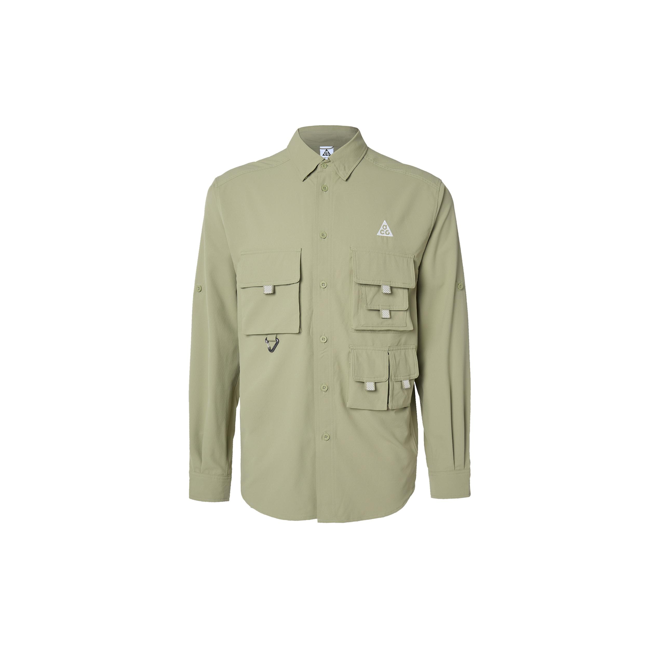 Nike ACG Dri-FIT UV Devastation Trail Top  Olive  Men s DN3937-276 L