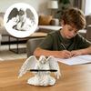 Engels-Stiftehalter für Schreibtisch 3D-gedruckte Engelsstatue Stifte-Display-Ständer Dekorativer Organizer für Zuhause Büro Schlafzimmer Wohnzimmer Schreibtischdekoration