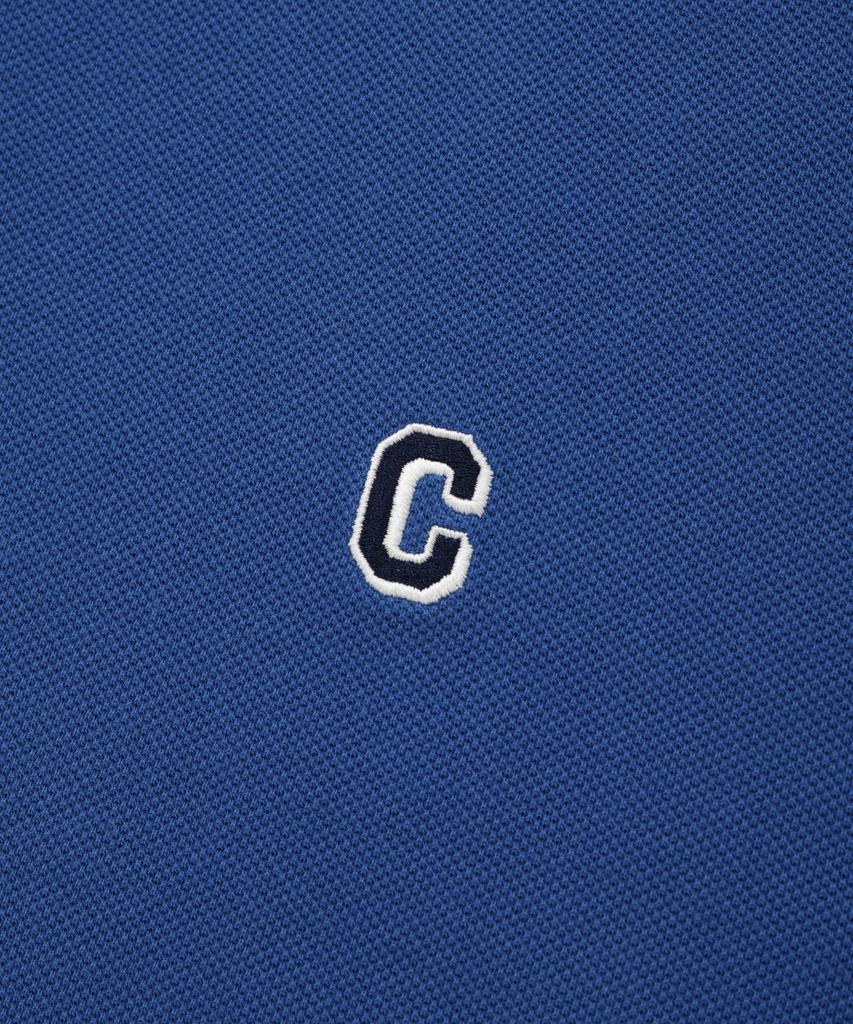 COVERNAT C Logo Collared T-Shirt Blue
