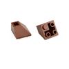30PCS MOC Bricks 3676 Slope Inverted 45° 2X2 For Building Blocks Parts DIY Bricks Bulk Model Educational High-Tech Parts Toys