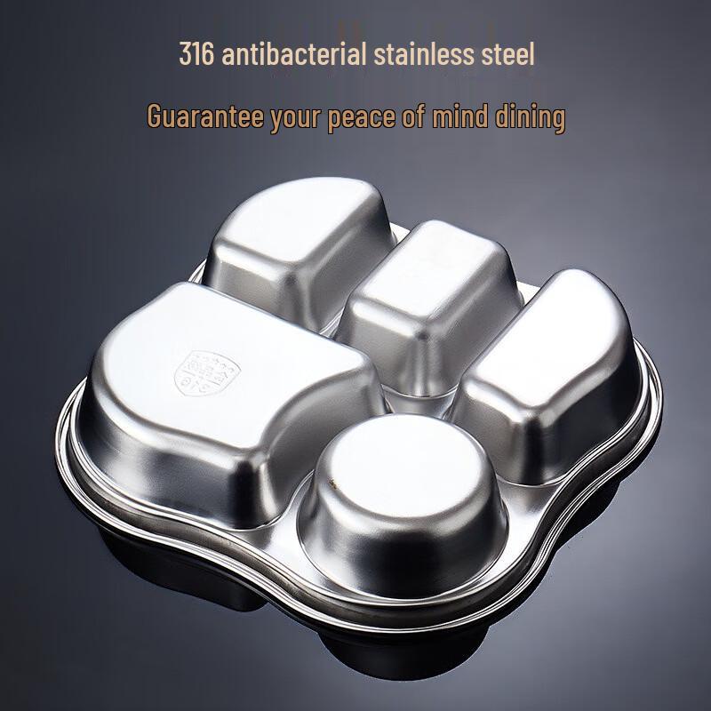 Shengxinhui 316 Stainless Steel Kids Divided Plate