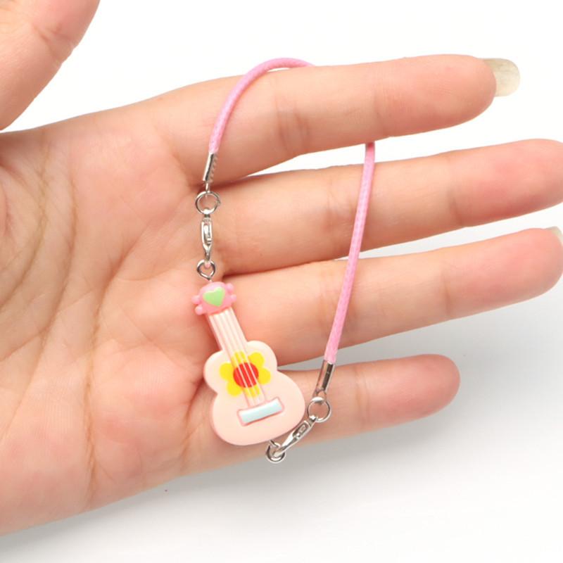 5Pcs Dollhouse Accessories Simulation Mini 1:12 Guitar Toy Model Scene Miniature Cute Doll DIY Dress Up Decorative Pendant