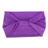 Cloth Hairband Knot NonSlip Stretchy Hdband Women's Hair Band Accessories(Purple )