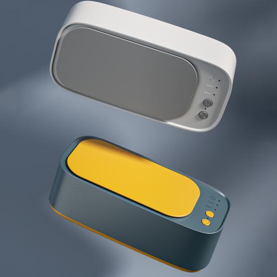 1 Set Brillenreiniger USB-Ladegerät Tragbarer Schmuckreiniger Ultraschall-Reinigungsmaschine Haushaltsbedarf