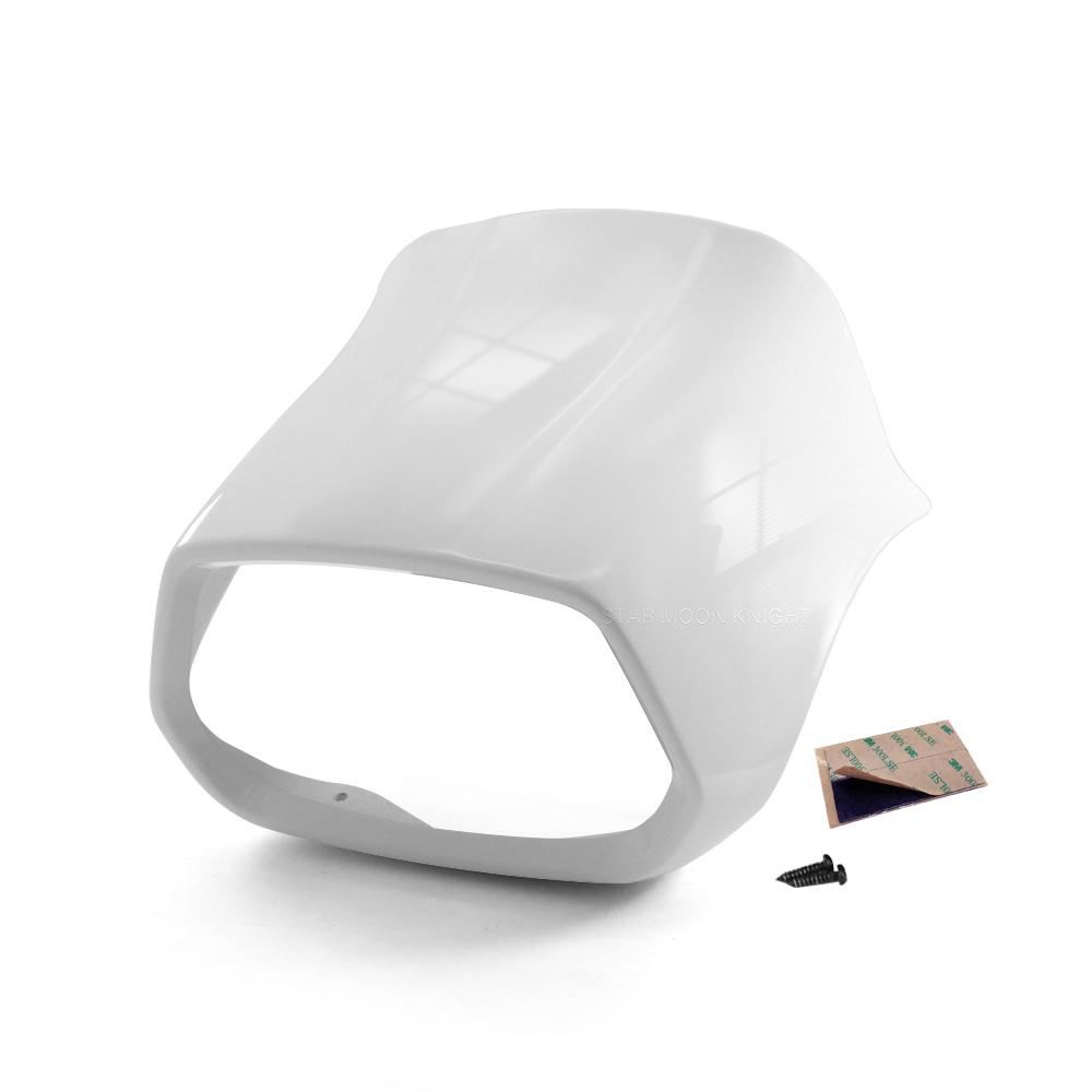 Front Lamp Ring Headlight Visor Cover For Vespa Sprint 50 125 150 Sprint 150 Scooter Head Fairing Rear Spoiler Tail Section Cowl