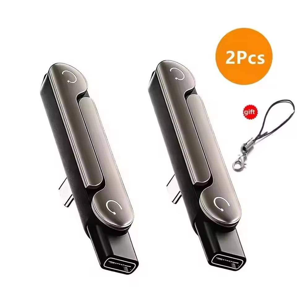 1/2/3PCS Type C Phone Charging Bracket Adapter 240W Fast Charging OTG Type-C Male to USB-C Female Converter With
