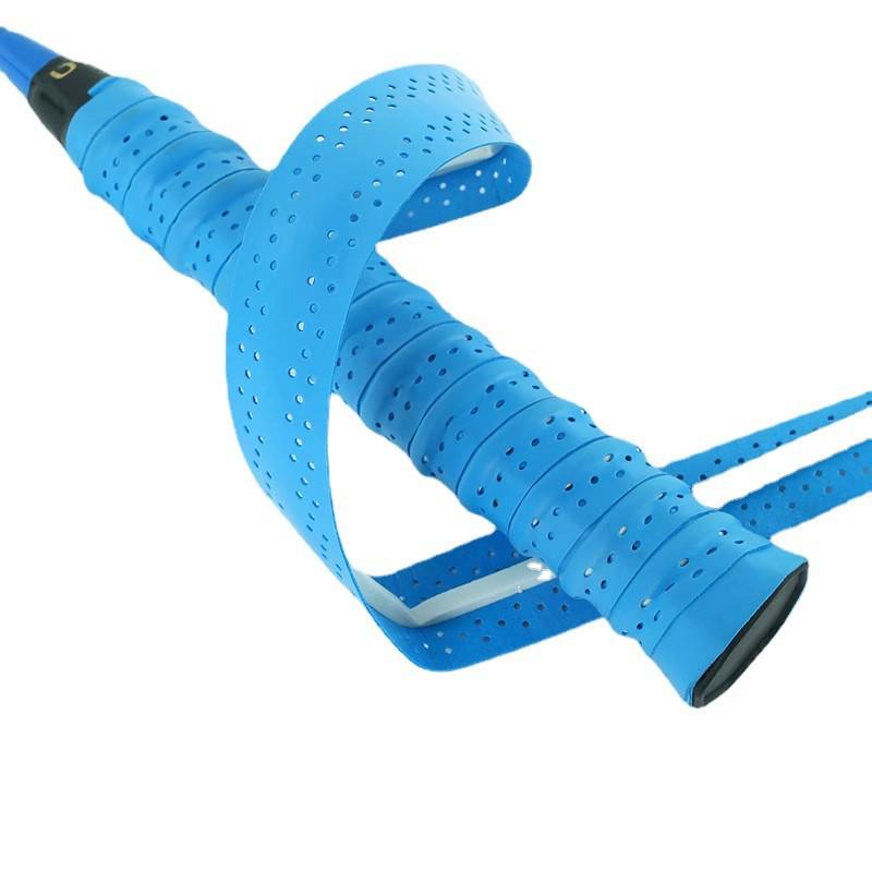 Perforiertes rutschfestes Griffband für Badminton, Tennis, Angelruten und Schleudern – Atmungsaktiver, schweißabsorbierender Griffwickel