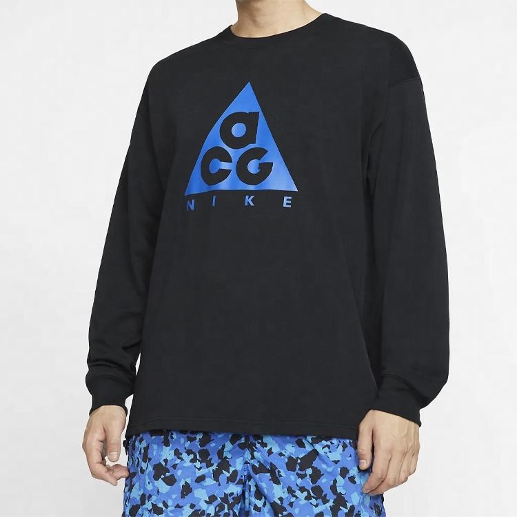 Nike ACG Long Sleeve Comfort T-Shirt Men Tops Black BQ7203-011