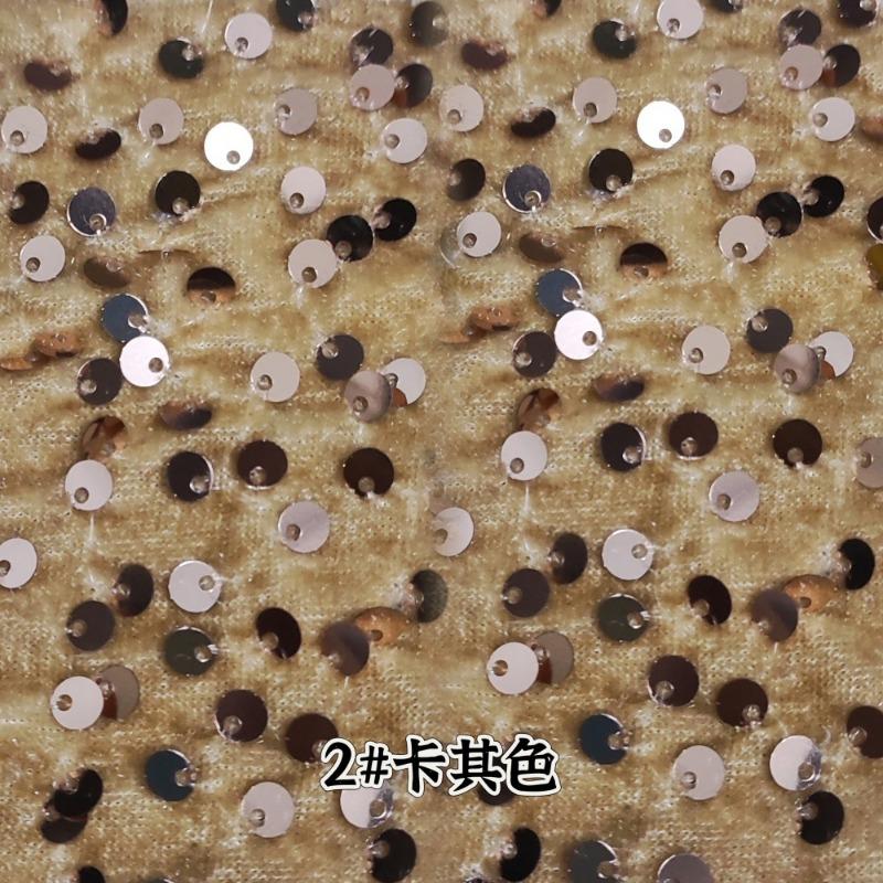 Evening Gowns Encrypt Shining 5mm Sequin Fabric Stretch Velvet Fabrics For DIY Wedding Elegant Party Dresses handmade DIY, etc