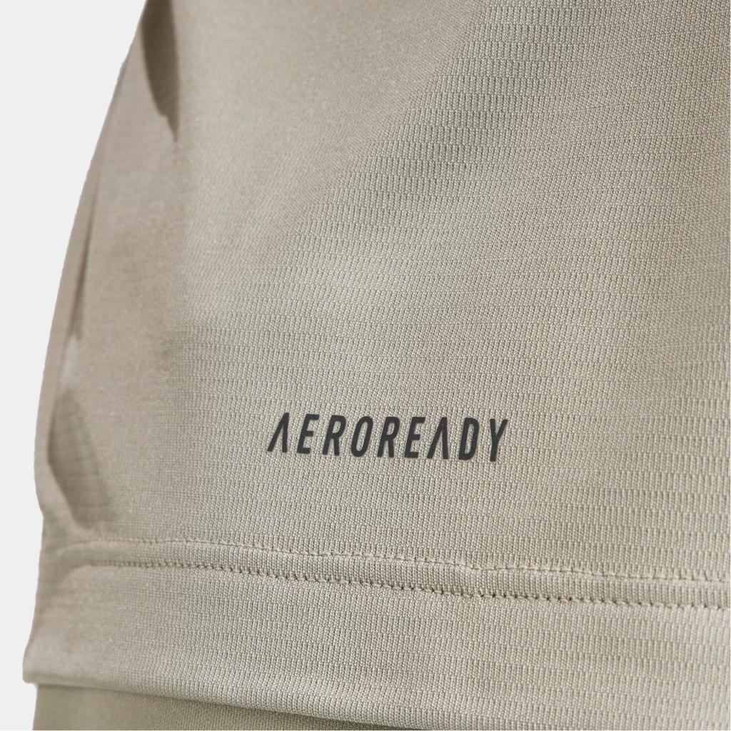 New Adidas SS24 T Shirt Men's Egg Stone Silver Gray IS3838