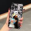 Anime Gear 5 LuffyS Plating Phone Case For Xiaomi Redmi A7 15 15C 14C K50 Note 15 14 13 12 12s Pro Plus 4G 5G Anti Fall Airbag