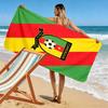 Cameroonian Football Federation Print Beach Towel, Large Soft Quick Dry Towel for Beach Camping Swimming