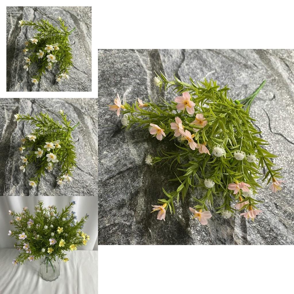 Artificial 7 Branch Orchid Flower Arrangement For Photography Home Decor