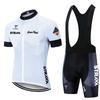Mens Cycling Jersey Shorts Set Breathable Bike Apparel Road Outdoor Sports