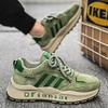 New men's shoes popular three-bar Forrest Gump shoes fashion sports casual shoes men's velvet running shoes platform dad shoes