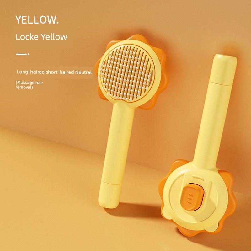 

Расческа для кошек Расческа Щетка Расческа для распутывания шерсти кошек Специальная расческа Расческа с иглами для начесывания собак Расческа для удаления плавающей шерсти Удобный гаджет Принадлежности для домашних животных Lion Comb [Locke Yellow]]