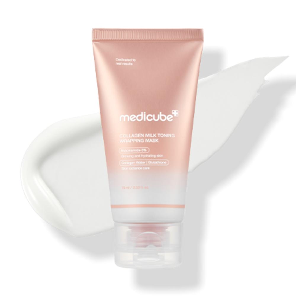 Medicube Collagen Milk Wrapping Mask 75ml - Hydration Glow Collagen Care, Korean 75ml