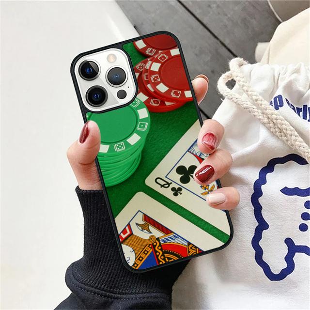 Poker Casino Art Pattern Coque Shell For iPhone 17 Air 15 16e 14 13 12 Pro Max 11 Pro Max Plus Phone Case Cover