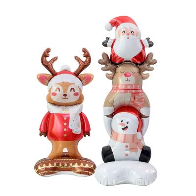 New Aluminum Film Christmas Foil Balloon Party Props DIY Christmas Tree Balloon Kids Toy Large Size Large Inflatable Balloon