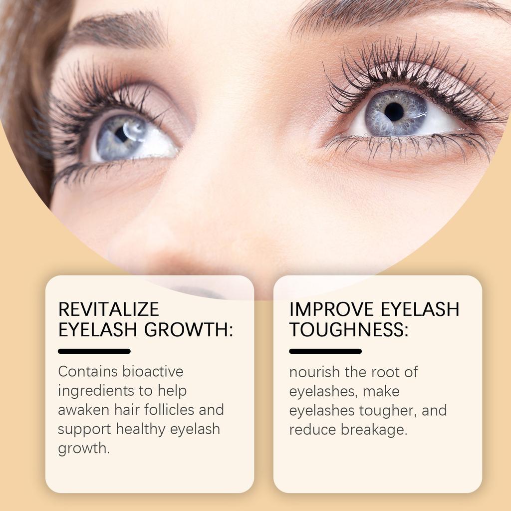 Eyelash Serum, Eyelash Serum Eyelash Growth Serum For Thickness Healthier Eyelash - For Extensions & Eyebrows Lashes 3ML