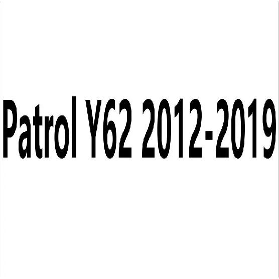 ABS Black Side Door Mirror Cover Rain Visor Guard Fit For Nissan Patrol Y62 Armada Infiniti QX80 QX56